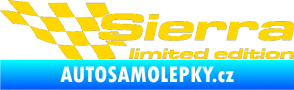 Samolepka Sierra limited edition levá jasně žlutá