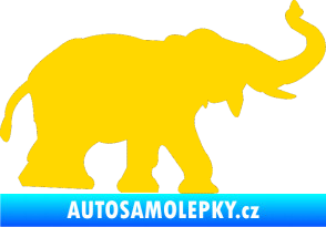 Samolepka Slon 021 pravá jasně žlutá