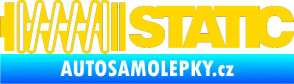 Samolepka Static 001 jasně žlutá