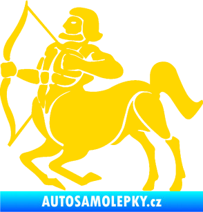 Samolepka Střelec 004 levá jasně žlutá