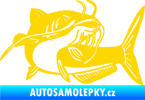Samolepka Sumec 001 pravá jasně žlutá