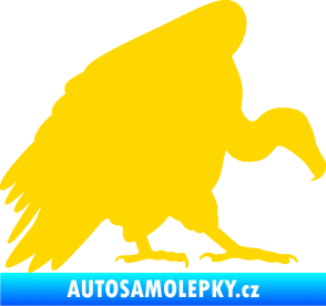 Samolepka Sup 001 pravá jasně žlutá