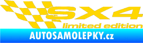 Samolepka SX4 limited edition levá jasně žlutá