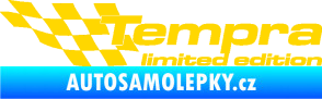 Samolepka Tempra limited edition levá jasně žlutá