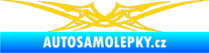 Samolepka Tetování 016 jasně žlutá