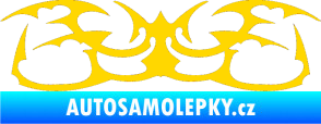Samolepka Tetování 044 jasně žlutá