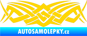 Samolepka Tetování 076 jasně žlutá