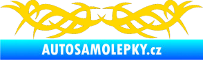 Samolepka Tetování 109 jasně žlutá