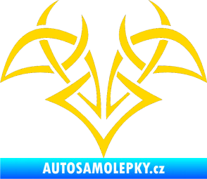 Samolepka Tetování 124 jasně žlutá