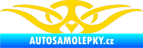 Samolepka Tetování 128 jasně žlutá