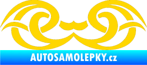 Samolepka Tetování 137 jasně žlutá