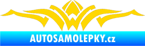 Samolepka Tetování 140 jasně žlutá