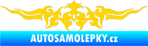 Samolepka Tetování 142 jasně žlutá
