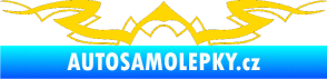 Samolepka Tetování 145 jasně žlutá
