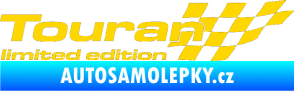Samolepka Touran limited edition pravá jasně žlutá