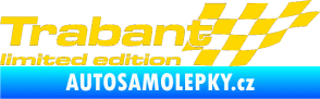 Samolepka Trabant limited edition pravá jasně žlutá