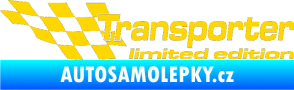 Samolepka Transporter limited edition levá jasně žlutá