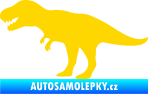 Samolepka Tyrannosaurus Rex 001 levá jasně žlutá