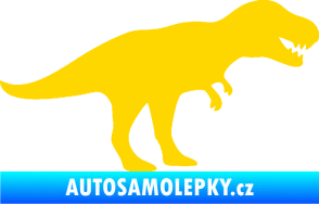Samolepka Tyrannosaurus Rex 001 pravá jasně žlutá