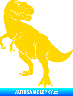 Samolepka Tyrannosaurus Rex 004 levá jasně žlutá