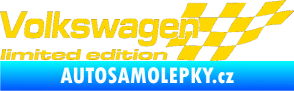 Samolepka Volkswagen limited edition pravá jasně žlutá