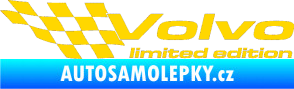 Samolepka Volvo limited edition levá jasně žlutá