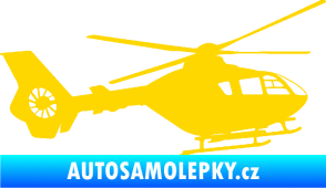 Samolepka Vrtulník 006 pravá jasně žlutá