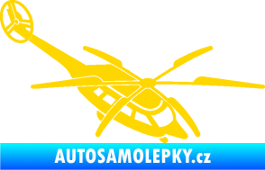 Samolepka Vrtulník 011 pravá helikoptéra jasně žlutá
