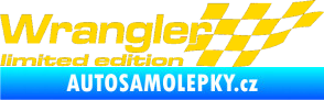 Samolepka Wrangler limited edition pravá jasně žlutá