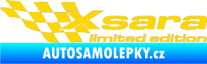 Samolepka Xsara limited edition levá jasně žlutá