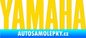 Samolepka Yamaha napis jasně žlutá