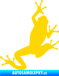 Samolepka Žába 004 pravá jasně žlutá