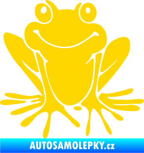 Samolepka Žába 008 levá jasně žlutá