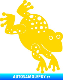 Samolepka Žába 009 pravá jasně žlutá