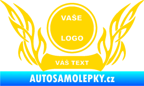 Samolepka Znak Tetování 002 jasně žlutá