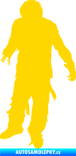 Samolepka Zombie 001 levá jasně žlutá