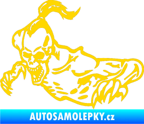 Samolepka Zombík levá jasně žlutá