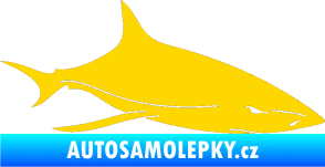 Samolepka Žralok 008 pravá jasně žlutá
