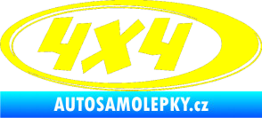 Samolepka 4x4 varianta 010 žlutá citron