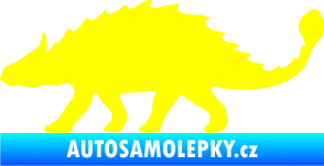 Samolepka Ankylosaurus 001 levá žlutá citron