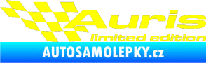 Samolepka Auris limited edition levá žlutá citron