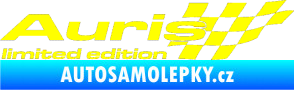 Samolepka Auris limited edition pravá žlutá citron