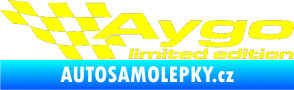 Samolepka Aygo limited edition levá žlutá citron