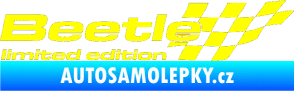 Samolepka Beetle limited edition pravá žlutá citron