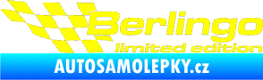 Samolepka Berlingo limited edition levá žlutá citron