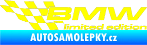 Samolepka BMW limited edition levá žlutá citron