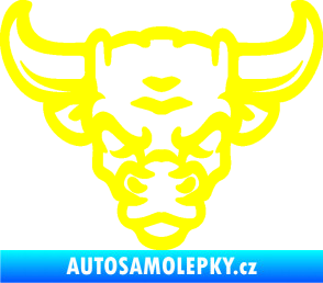 Samolepka Býk 012 žlutá citron