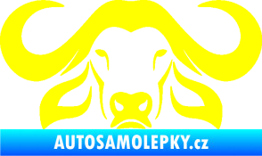 Samolepka Býk 015 žlutá citron