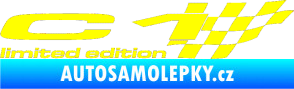 Samolepka C1 limited edition pravá žlutá citron