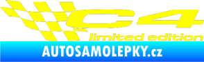 Samolepka C4 limited edition levá žlutá citron